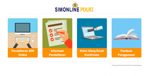 website resmi perpanjangan SIM sim.korlantas.polri.go.id