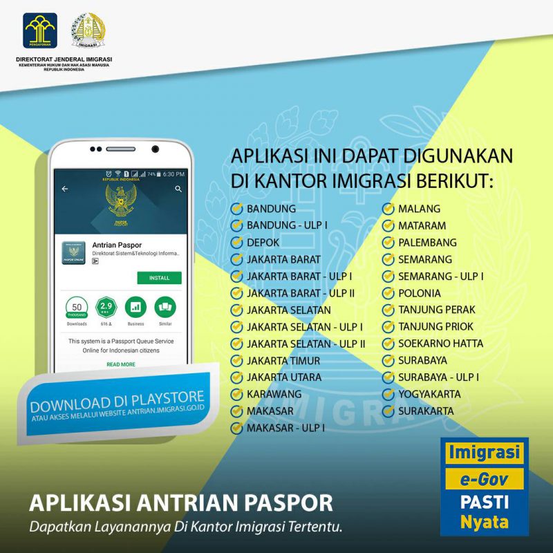 Aplikasi Antrean Online Paspor
