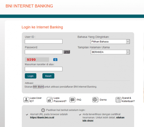 Cara daftar internet banking bni online tanpa ke atm