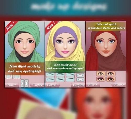 hijab make up salon - game berdandan terbaik
