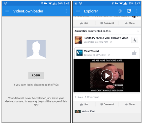 How to download Facebook videos from Android