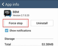 How to get rid of ads on BBM